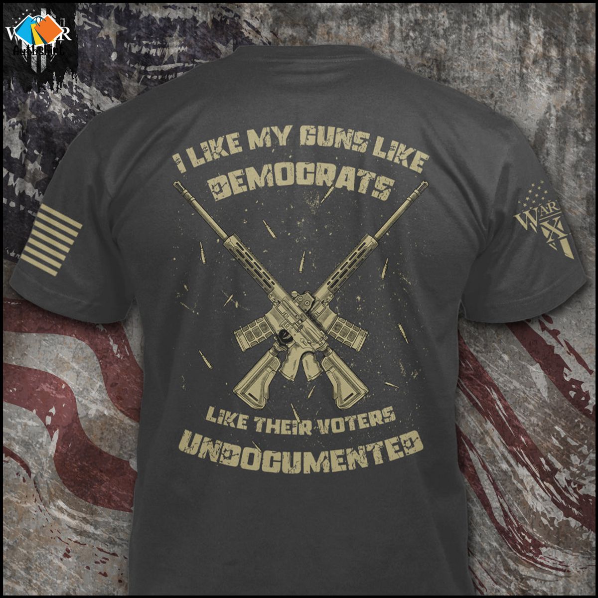 I Like My Guns Like Democrats Like Their Voters Undocumented Shirt