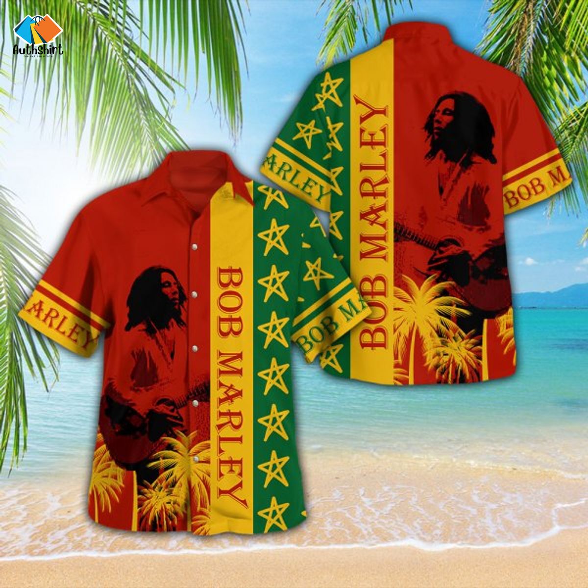Bob Marley 3D Hawaii Shirt