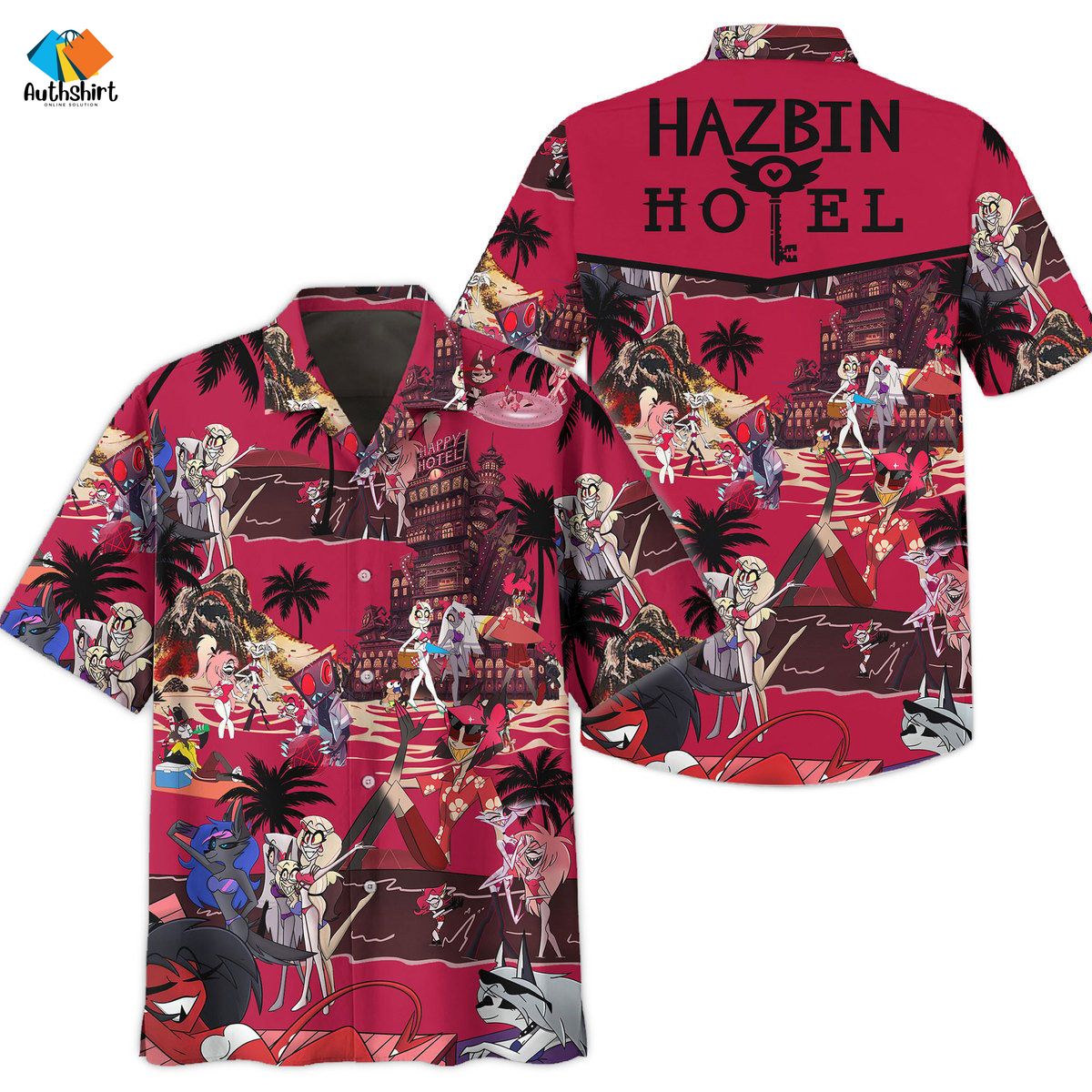 Hazbin Hotel Hawaiian Shirt