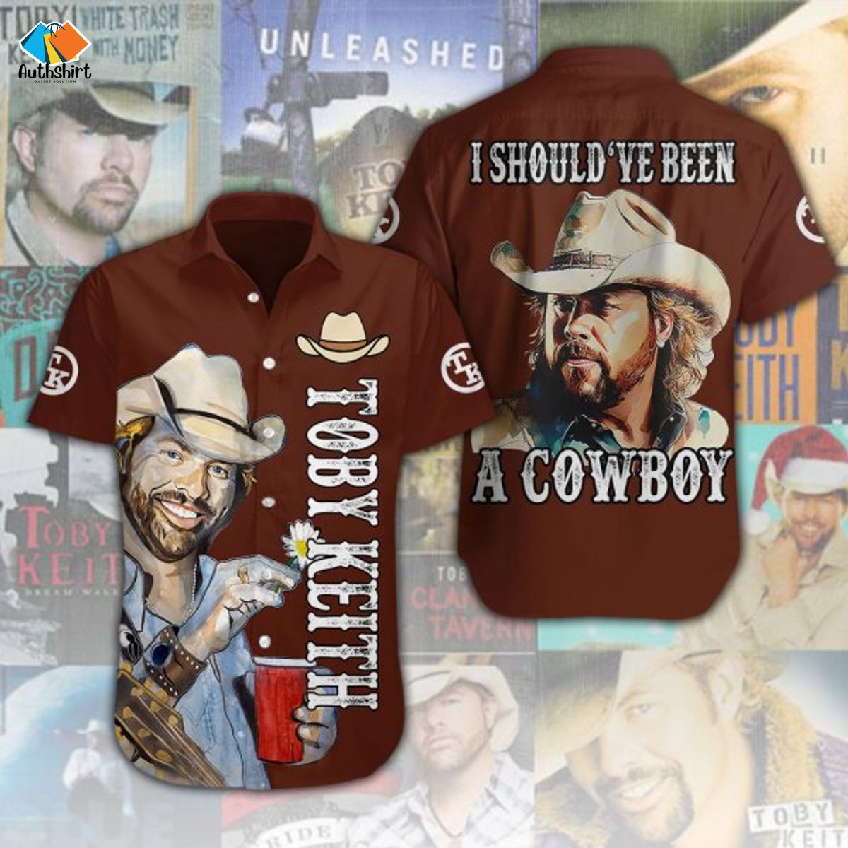Toby Keith I Should’ve Been A Cowboy Hawaiian Shirt