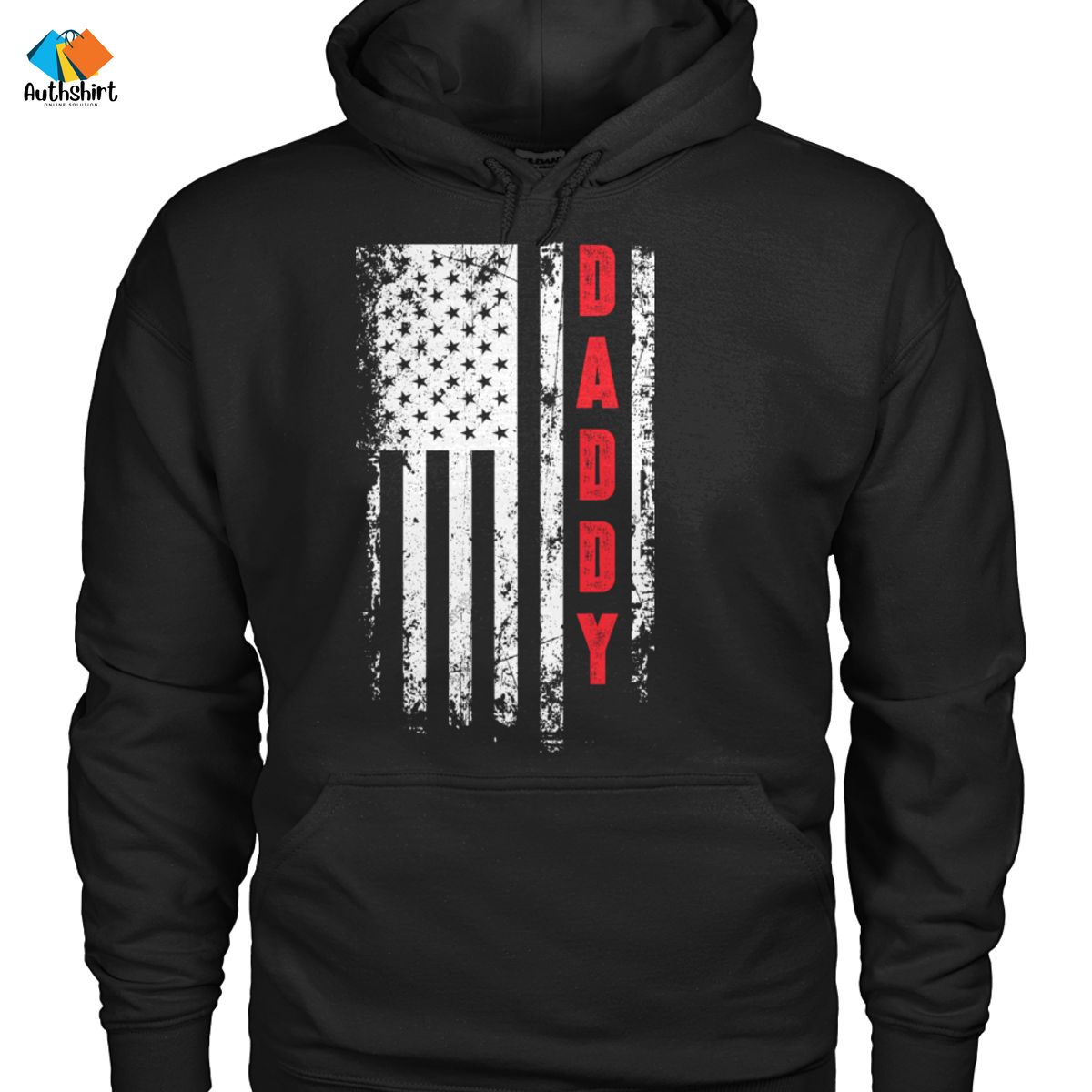 American Daddy Flag  Awesome Father’s 2D Hoodie T Shirt