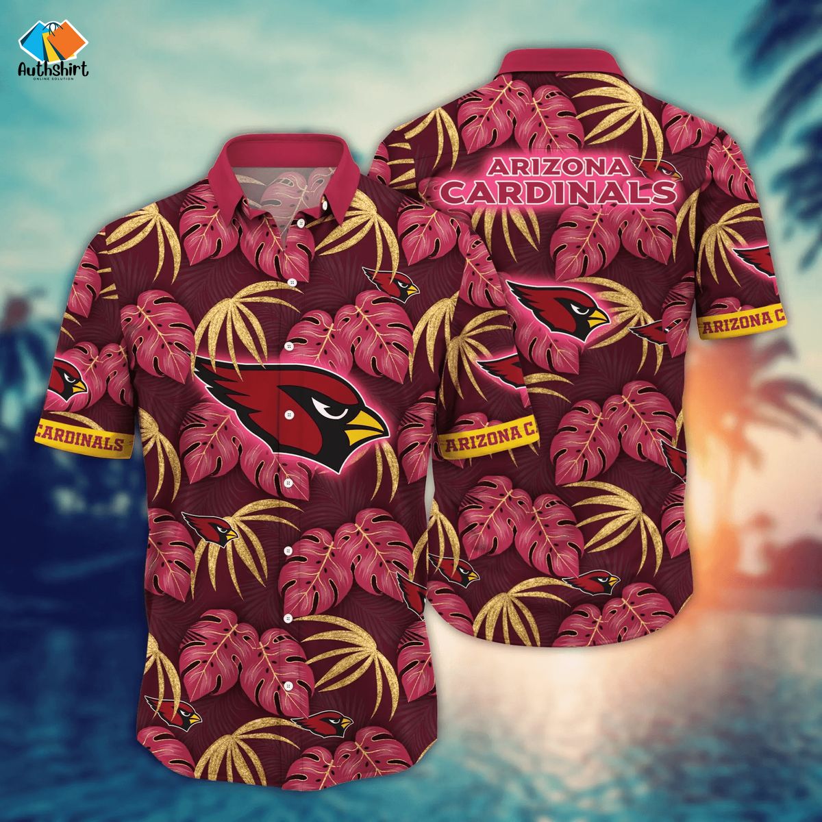 Arizona Cardinals Tropical Flower For Summer 2024 Hawaiian Shirt And Short