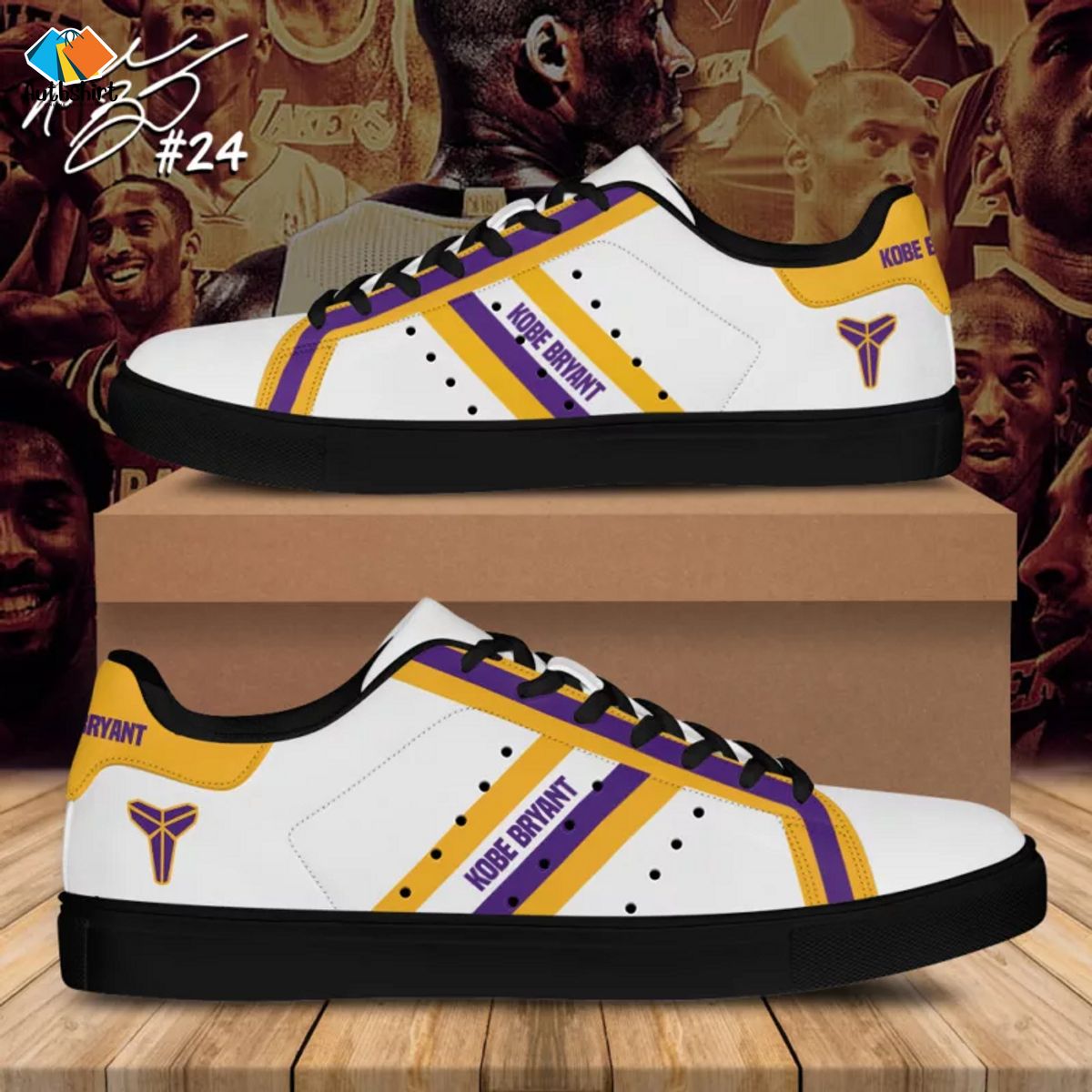 Kobe Bryant Black Mamba Stan Smith Shoes