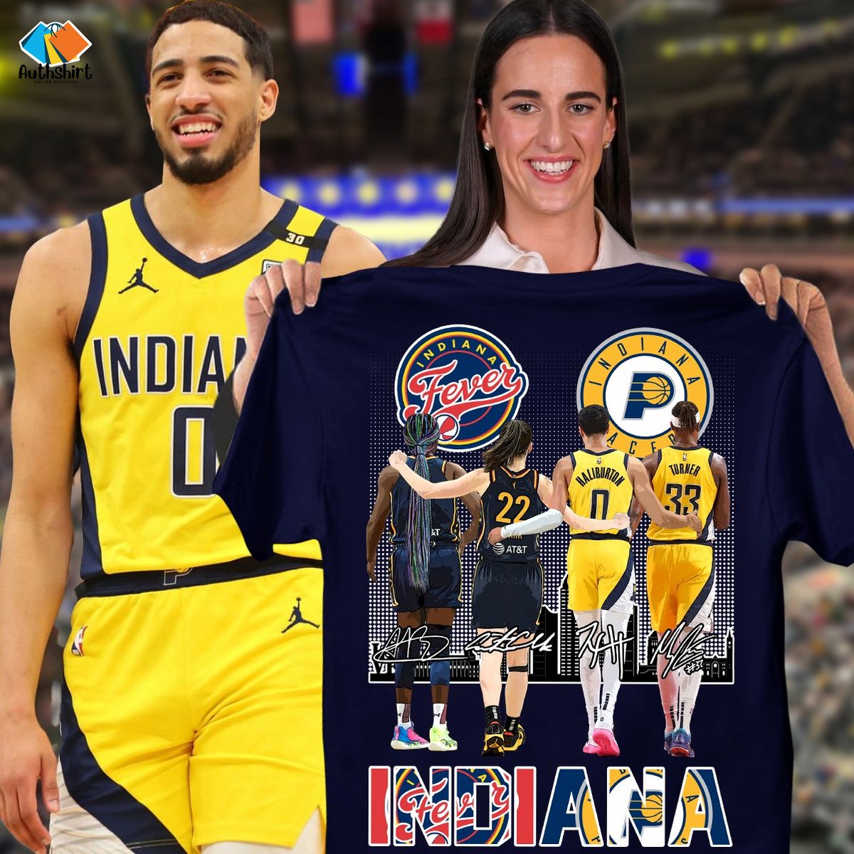 Indiana Fever Indiana Pacers Together Shirt