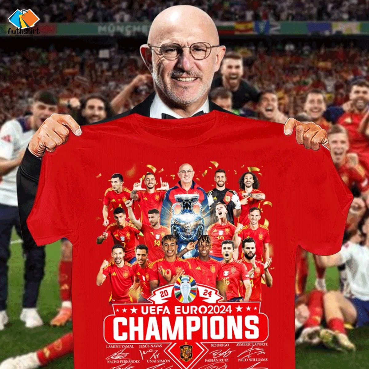 Spain UEFA EURO 2024 Champions thank you for the memories shirt